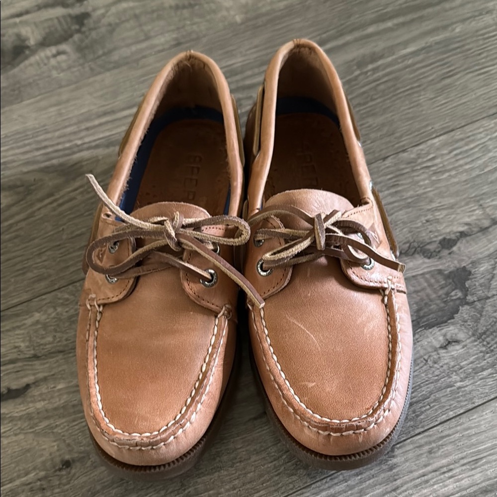 Sperry Tan Leather Loafers